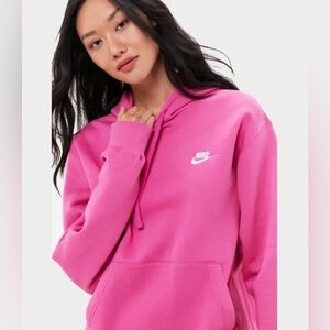WOMENS NIKE HOT PINK HOODIE